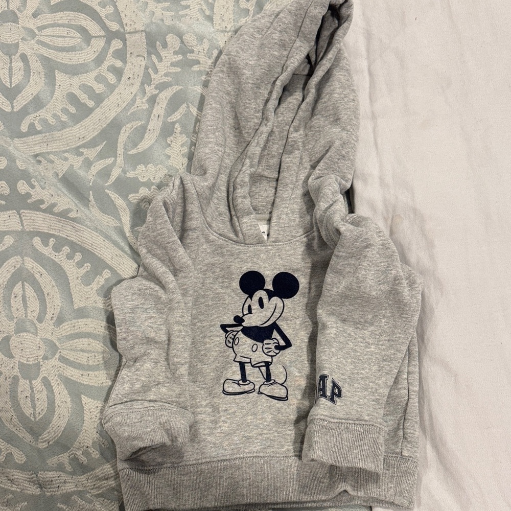 GAP Gray Hoodie with Cartoon Character